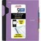 thumbnail image 1 of Cuaderno con 5 asignaturas, 5 asignaturas, rayado universitario, 200 hojas, color morado, 1 of 8