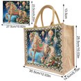 thumbnail image 2 of Bolso Mano Con Diamantes Imitación Likrtyny Almacenamiento Lino Navidad, 2 of 9