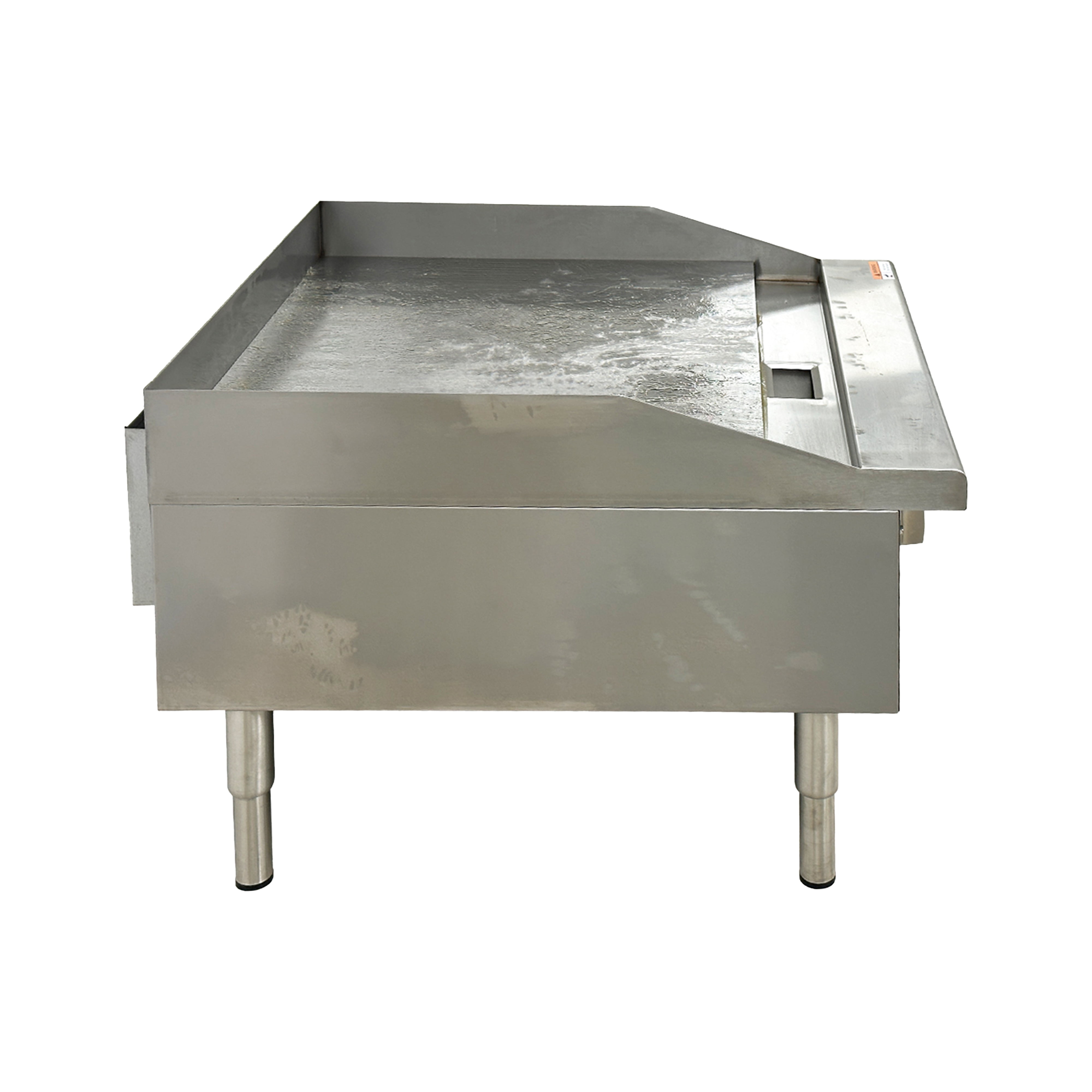 24 in. Commercial Gas Countertop Griddle 60,000 BTU Thermostat Griddle Flat Top
