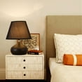 thumbnail image 4 of ELAYARD Abat-Jour de Chambre en Lin Forme de Trou Rond pour Adultes 1 Pce, 4 of 6