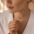 thumbnail image 3 of Gold Initial Necklaces for Women - 14k Gold Plated Big Letter Pendant Necklaces for Women Trendy Jewelry Gifts, 3 of 5