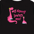 thumbnail image 4 of Inktastic My Nanny Loves Me Girls Long Sleeve Toddler T-Shirt, 4 of 5