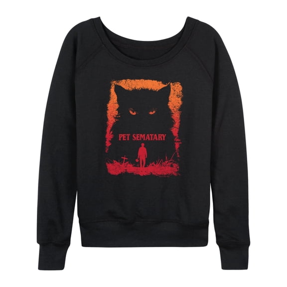 Pet Sematary - Ellie's Cat, Church - Women's French Terry Long Sleeve Shirt