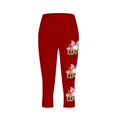 thumbnail image 4 of Pantalones de Ajuste Seco de la Moda de las Mujeres Imprimidas Leggings, Deporte de Yoga Elástico de Poliéster Elástico Respirable, 4 of 7