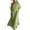 Green, variant on Noric Women's Summer One Shoulder Maxi Dresses Puff Sleeve Casual Loose Flowy Boho Vacation Party Sundress with Pockets