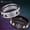Black, variant on Goddess Pentacle Tungsten Carbide Ring