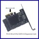 thumbnail image 2 of Tarjeta de Expansión PCIE A de 9 Puertos, Adaptador de Expansión 3 PCIe 1X Express, Multiplicador de Controlador PCIE de 6 Gbps A, 2 of 5