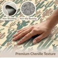 thumbnail image 6 of ODIKA 5'x7' Washable Area Rug Circle Door Southwestern Prickly Pear Stepped Border Doormat for Guest Room, Lounge, Apartment, Non-Slip Low Profile, Stain Resistant, 6 of 7