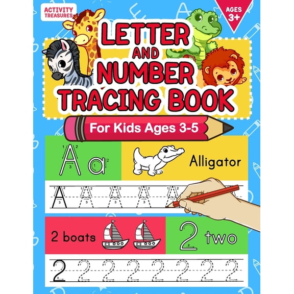 Tracing and Handwriting Workbooks for Ch Letter And Number Tracing Book For Kids Ages 3-5: A Fun Practice Workbook To Learn The Alphabet And Numbers From 0 To 30, Book 3, (Paperback)