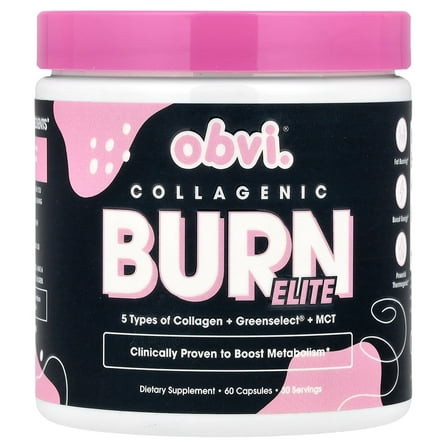 Obvi Collagenic Burn Elite, 60 Capsules