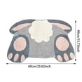 thumbnail image 2 of asddcavvf Easter Bunny Bathroom Carpet Spring Tufted Absorbent Bath Mat Suitable for Bathroom Shower Bathtub Kitchen Area Carpet Decoration Lap Throw Blanket, 2 of 3