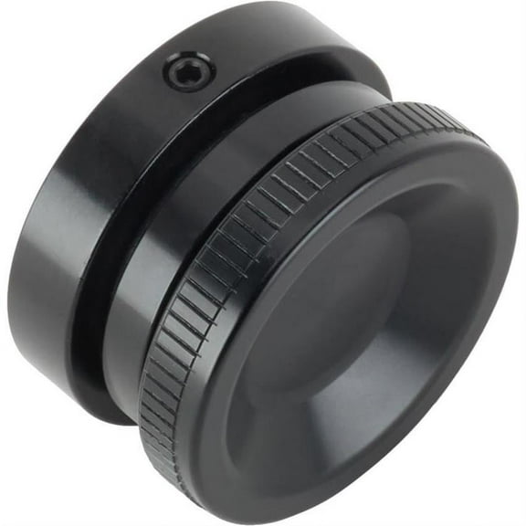 Speedway Motors Billet Aluminum Valve Cover Oil Filler Cap with O-Ring Seal, Screw-In Design Fits 1-3/8 Inch Hole, Black Anodized Universal Oil Fill Cap