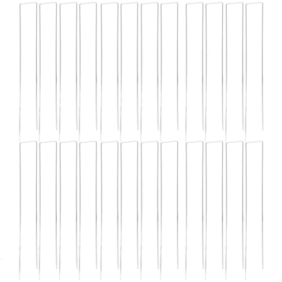 ETEREAUTY  Garden Stakes Metal Ground Pegs for Anchoring Tents 50Pcs