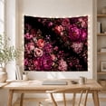 thumbnail image 5 of Lush Roses and Peonies on Dark Background, Romantic Vintage for Flower Lovers, Floral Wall Art, Mother's Day Gift, Tapestry Wall Hanging for Bedroom and Living Room, 5 of 7