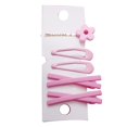 thumbnail image 2 of 5Pcs/Set Femmes Fleur Croix Givré Côté Cheveux Clip Épingle Barrette Bobby Pin, 2 of 8