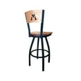 thumbnail image 2 of Holland Bar Stool  25 in. L038 - Black Wrinkle Virginia Military Institute Swivel Bar Stool with Laser Engraved Back, 2 of 3