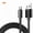 black, variant on Nylon Braided Charging Cable, USB-C Fast Charge Data Cable