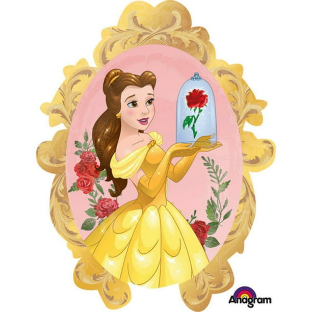 Disney Princess Belle Beauty And The Beast Character Foil Balloon 31 Walmart Com