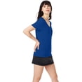 thumbnail image 3 of Hanes S04V Ladies Nano-T Cotton V-Neck T-Shirt, 3 of 4