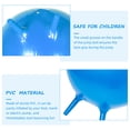 thumbnail image 3 of KAKOWELY Blue Hopper Ball for Kids Made of Durable PVC Plastic with Handle for Fun Play and Balance Training 12.5 Inches,22.05"X17.32"X17.32", 3 of 5