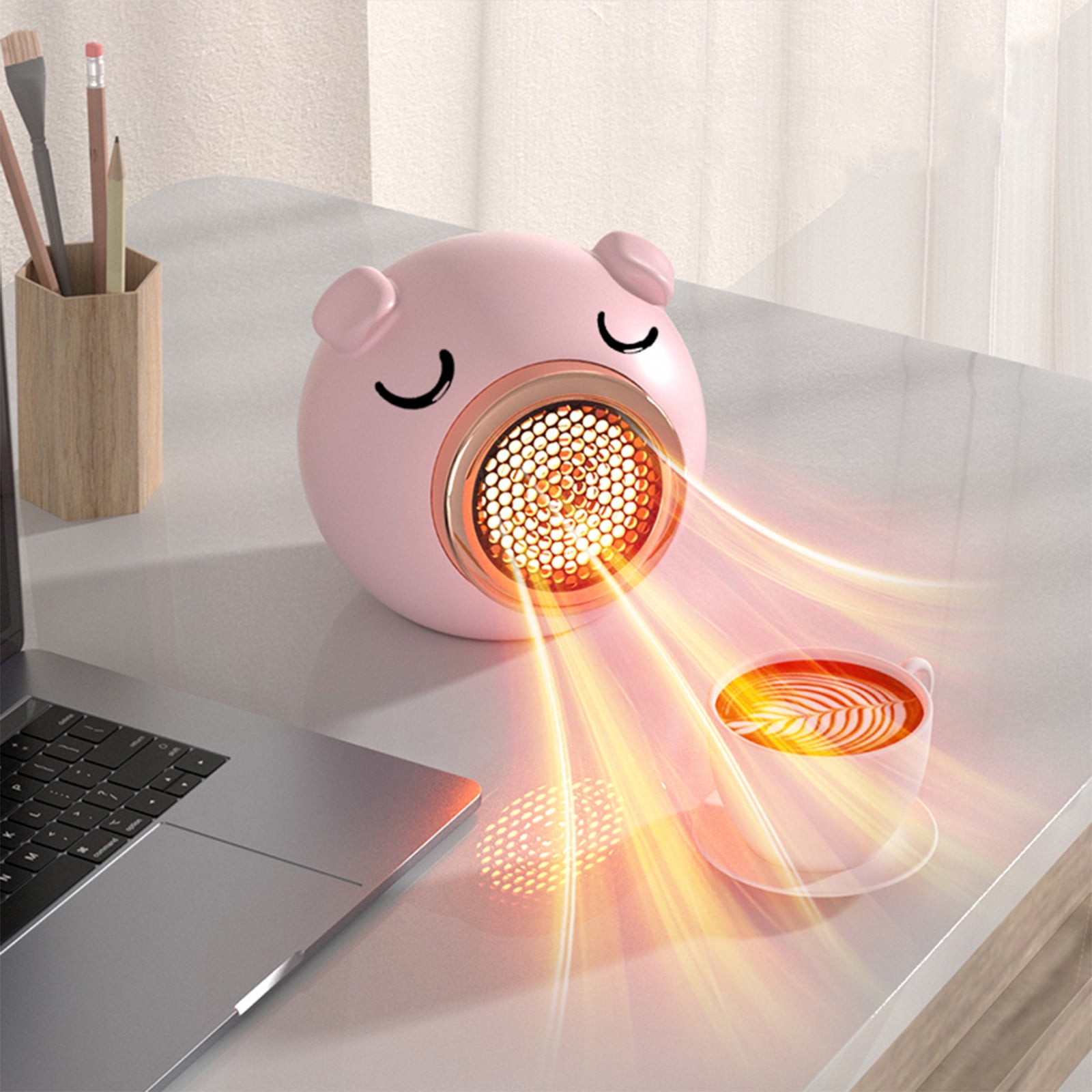 Heaters Portable Space Heater 2-gear Intelligent Temperature Control Desk  Heater - Walmart.com
