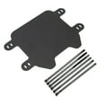 thumbnail image 3 of Placa De Matrícula Delantera De Motocicleta, ABS Negro Mate Ajuste Perfecto Placa De Matrícula Fácil De Instalar Larga Durabilidad Para Light Bee Light S X, 3 of 7