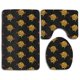 thumbnail image 1 of ABPHQTO Planeta divertido de la pizza Juego de alfombras de baño de 3 piezas Alfombra de baño Alfombra de contorno y tapa de inodoro ABPHQTO Cont-CHAPPLE-13287, 1 of 2