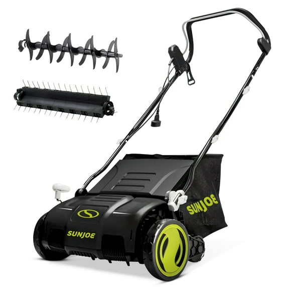 Open Box Sun Joe 13 Amp Electric Dethatcher and Scarifier with Removeable Bag