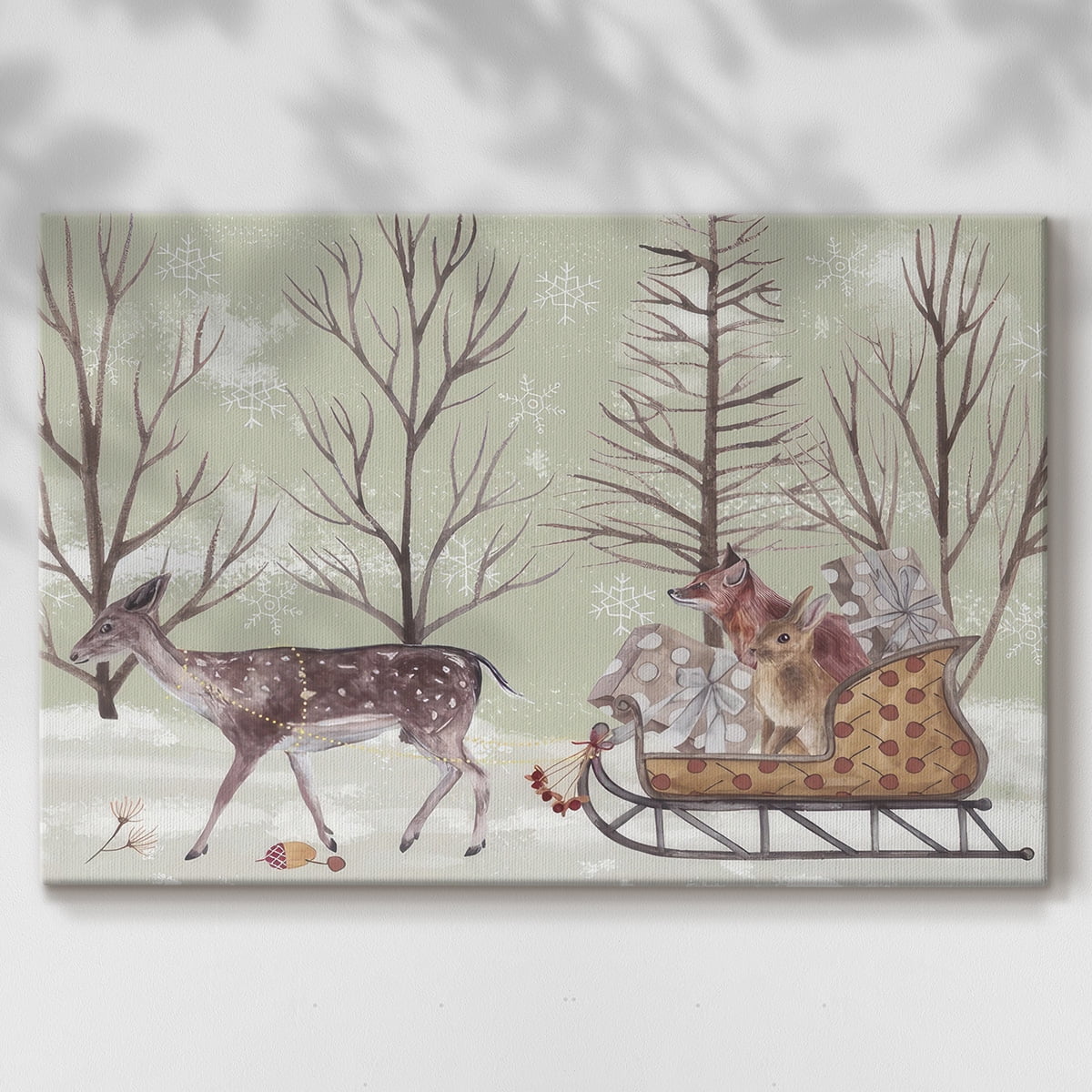 Christmas Time II- Gallery Wrapped Canvas