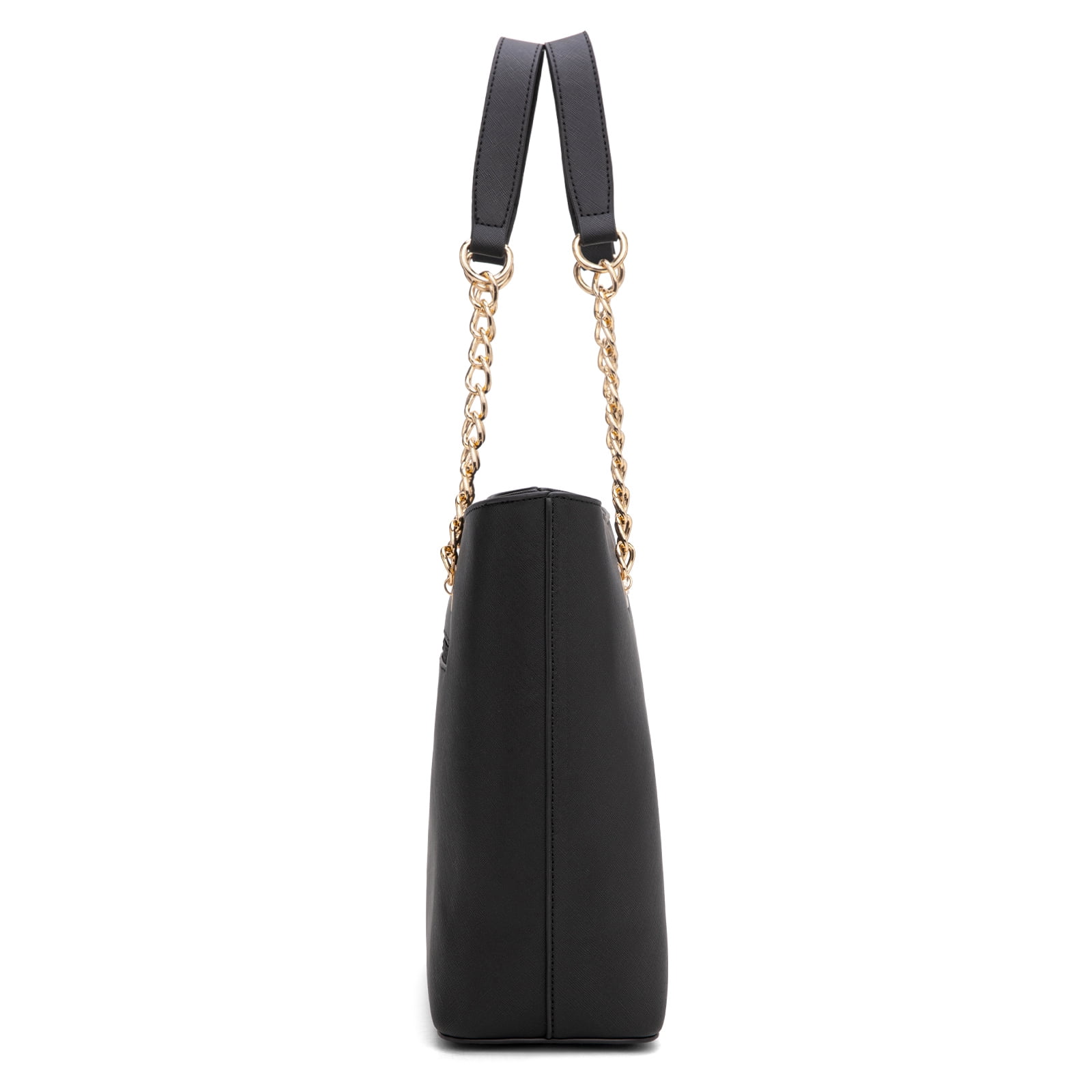 Montana West Tote Bag for Women Chain Top-handle Handbags, Black