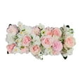 thumbnail image 3 of Centro de mesa con arreglo de boda en hilera de flores con puerta arqueada, camino de boda realista Rosa claro, 3 of 9