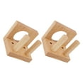 thumbnail image 1 of Luxshiny 2Pcs Wooden Baseball Bat Holder Modern Design for Sports Room, 1 of 8