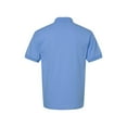 thumbnail image 7 of Gildan DryBlend Jersey Polo for Men, Casual Short Sleeve Shirt, Moisture-Wicking, Carolina Blue, S, 7 of 7