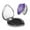 Heart Shape, variant on Kdxio Snowfall Sky White Purple Pocket Mirror, 1X/2X Travel Makeup Mirror 2-Sided Folding Small Mirror Portable Double-Sided Magnifying Cosmetic Mirror for Gift-Square