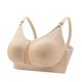 thumbnail image 2 of Sentmoon Breastfeeding Bra Everyday Bra Smooth Seamless Sports Bra Wirefree Removable Pads Breathable Soft Stretch Comfort Medium Support Solid Color Yoga Pilates Gym Bralette for Workout, 2 of 3