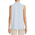 thumbnail image 2 of Time and Tru Women's Sleeveless Henley, 2 of 5