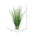 thumbnail image 2 of Vickerman 34" Artificial Potted Green Reed Grass., 2 of 2