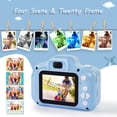 thumbnail image 7 of LNKOO Digital Camera for Kids,13MP 1080P Rechargeable Children's Toy Camera with 16G TF Card 2 Inch Video Recorder,Great Christmas Present Gift for 3-12 Year Old Boys Girls-Blue, 7 of 7