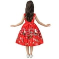 thumbnail image 5 of FhsagQ Dresses Girls' Dresses Size 16 White Kids Child Girls Pageant Gown Christmas Xmas Dance Party Princess Dress Girls Christmas Dresses Size 8 for Wedding Red 3-4 Years, 5 of 7