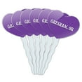 thumbnail image 1 of Gresham OR Heart Love Cupcake Picks Toppers - Set of 6, 1 of 1
