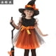 thumbnail image 4 of Disfraces de Halloween para niñas pequeñas, disfraz de carnaval, disfraz de actuación, capa de bruja, elfo, vestido mágico, sombrero, conjunto de disfraz, 4 of 5