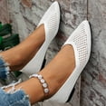 thumbnail image 6 of uvwlwu Casual Shoes for Women Fashionable Shoes Breathable Flat On Pointed Toe Loafers For Everyday Relaxation, 6 of 8