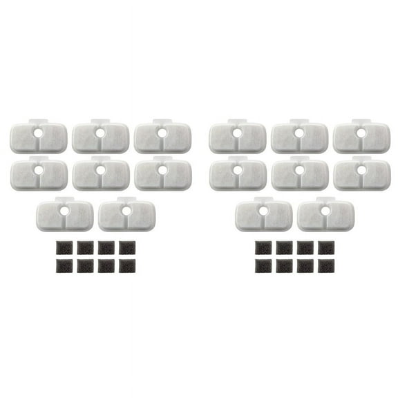 ! 16Packs Replacement Filters for Dockstream Cat Water Fountain PLWF005 PLWF115, Ultra Quiet Pet