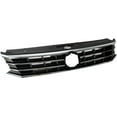 thumbnail image 6 of Front Upper Grille Black w/Chrome Compatible with 2016 2017 2018 2019 Volkswagen VW Passat S SE SEL Front Molding Grille Grill Replaces # 561853651HOQE, 6 of 7