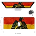 thumbnail image 2 of nygtbtfer Cute German Flag Mouse Pad Personality Germany Square Gaming Mouse Pad Non-Slip Rubber Mousepad for Home Office Laptop 31.5x11.8 in, 2 of 6