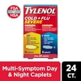 thumbnail image 5 of Tylenol Cold + Flu Severe Day & Night Caplets Combo Pack, 24 Count., 5 of 17