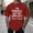 Red, variant on Loose Fit Casual T Shirt Comfortable Breathable Daily Wear Soft Blend Tee For Mens Large Shirt Shirt Men Cold Gear T Shirts for Night Shirts for Men Tall Size T Shirts Mens Small Shirts Heat Transfer