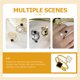 thumbnail image 4 of IFANLANDOR Anillo Abierto Dorado Ajustable Para Mujer Joyería Para Ocasiones Especiales, 4 of 8