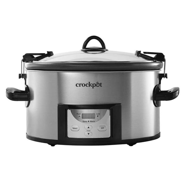 Crock-Pot Cook & Carry Digital Countdown Slow Cooker, 7 Quart - Walmart ...