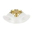 thumbnail image 4 of Livex Lighting Edgemont Ceiling Mount in Polished Brass, 4 of 8
